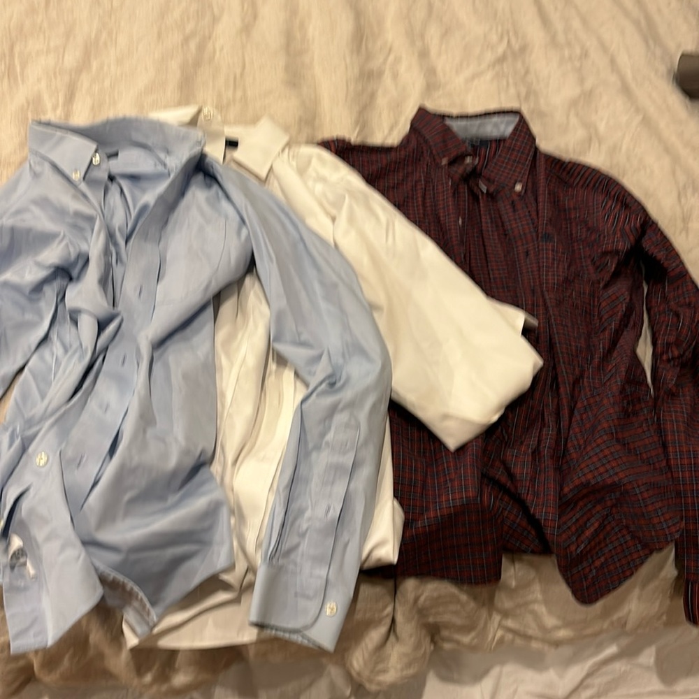 3 Brooks Brothers boys shirts xl/20